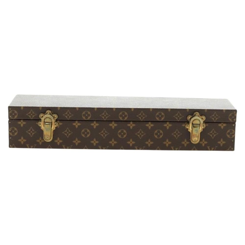 Louis Vuitton Monogram Jewelry Case Box Brown